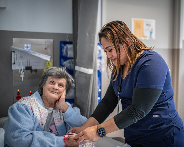 Nurse with Patient