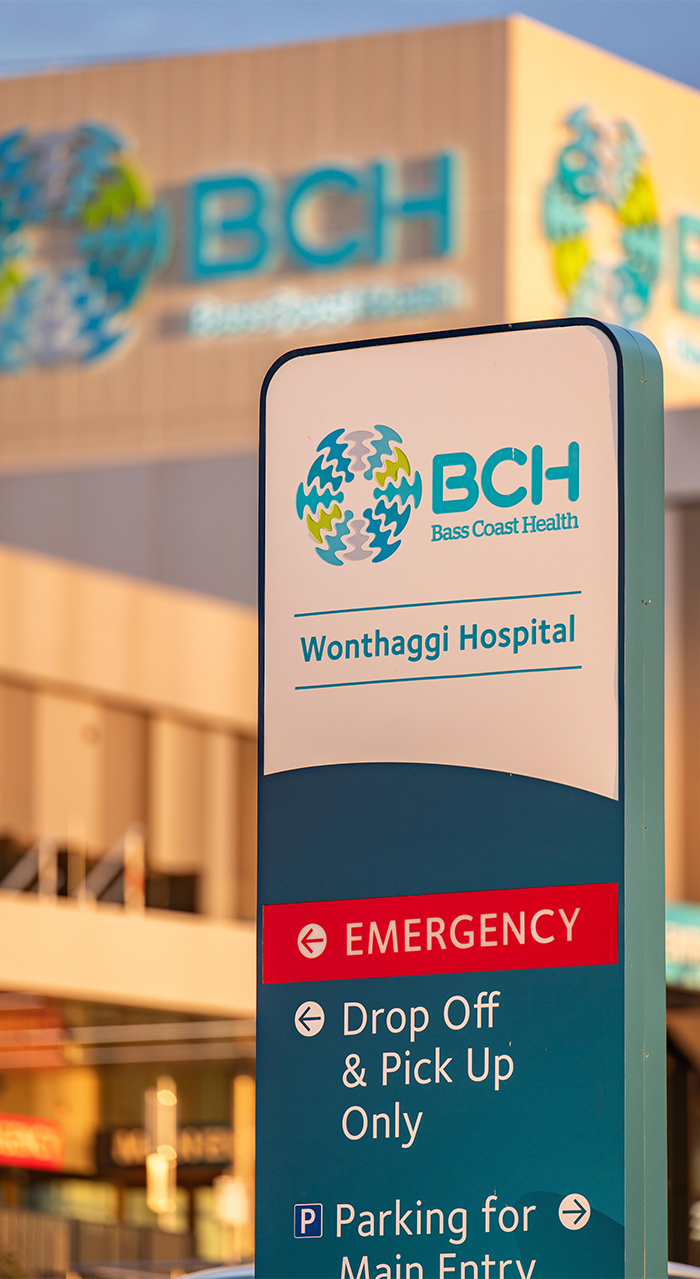 Wonthaggi Hospital Sign