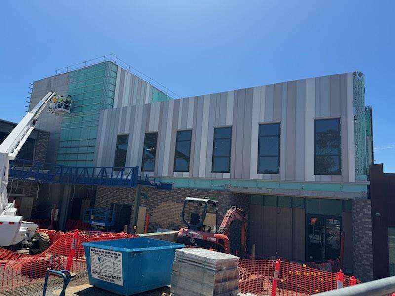 The front of the Phillip Island Community Hospital on 11 November 2024.